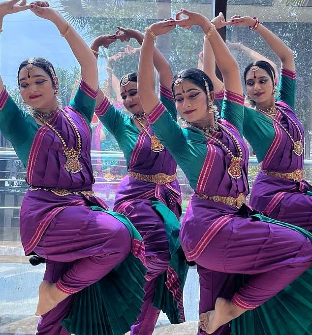 Dancer Geeta Chandrans disciples